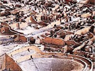 Model of the Excavations of Pompei